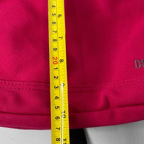 Duluth Trading Co. Canvas Cross Body Travel Messenger Style Shoulder Bag Red - Picture 7 of 8